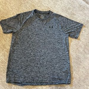 Under Armour Tech Tee size Large graphite grey white black